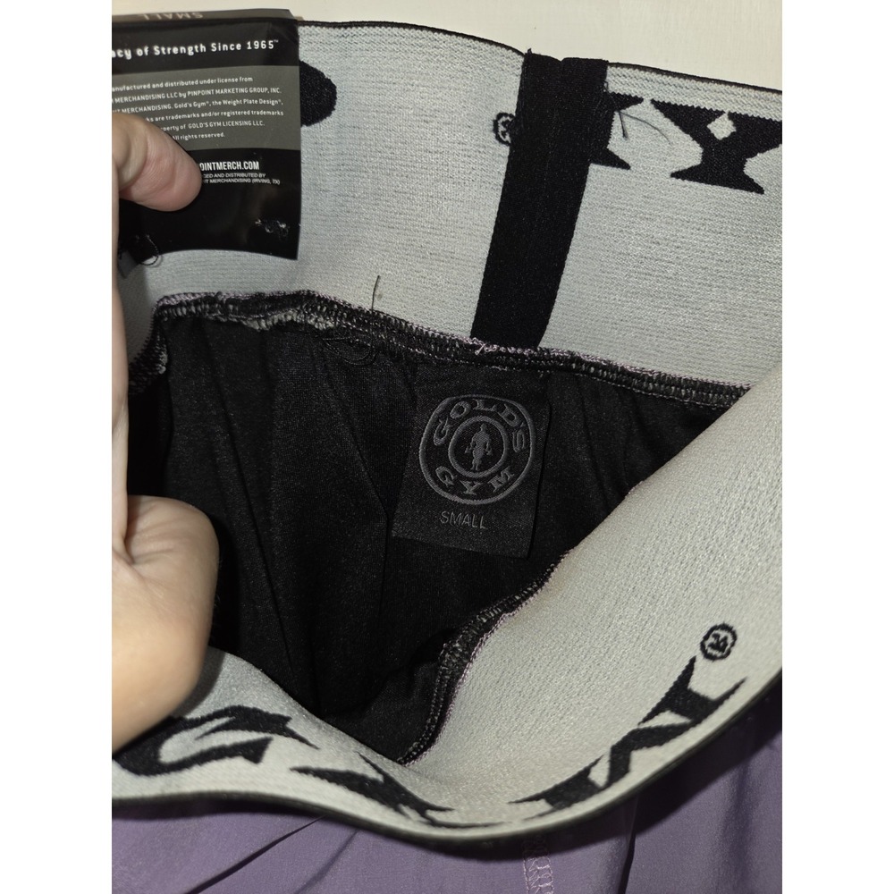 NWT Golds Gym Shorts Violet Womens Taffeta Short Running Gym. Lined. Small - Picture 3 of 4